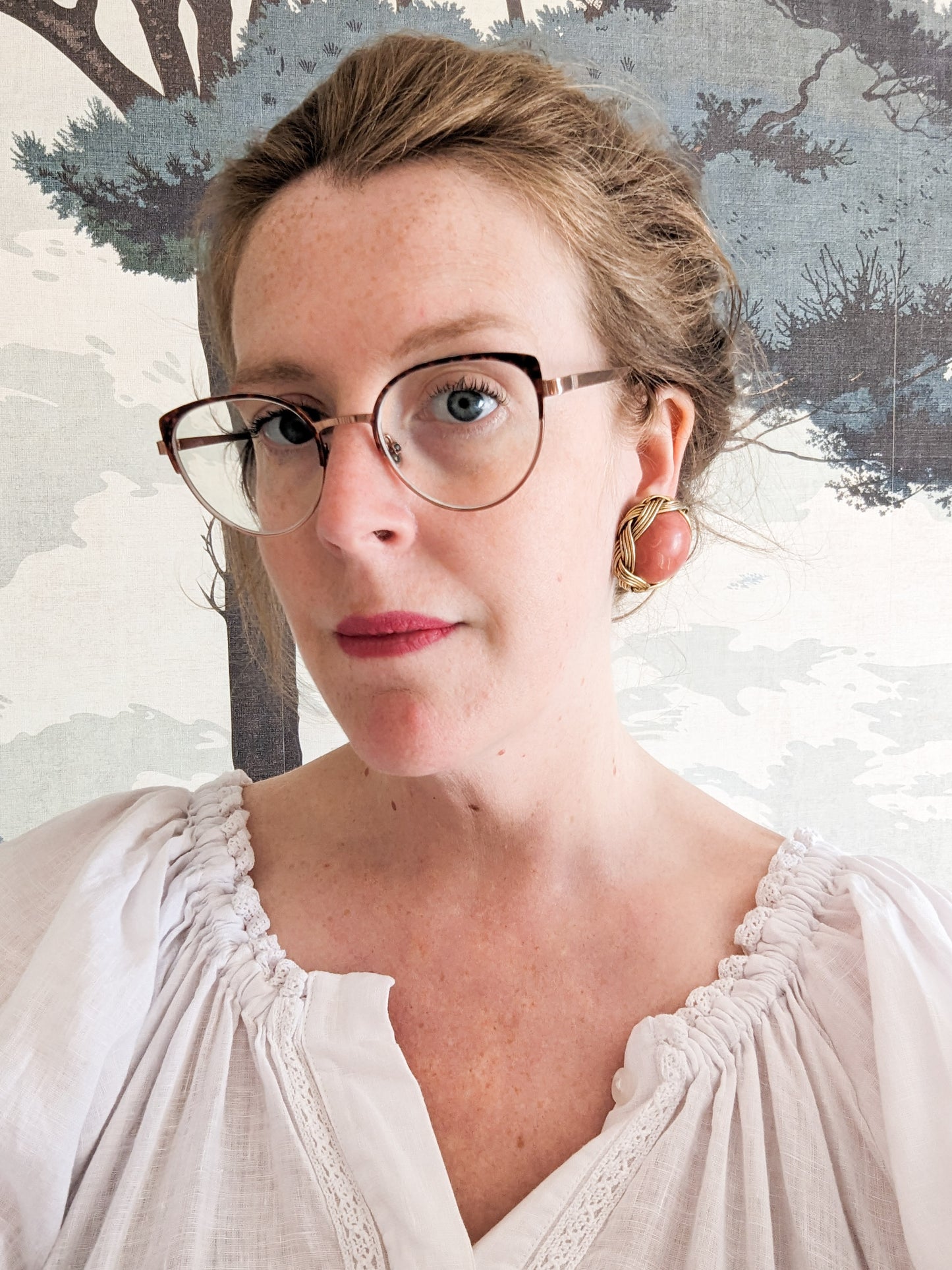 Boucles rondes corail