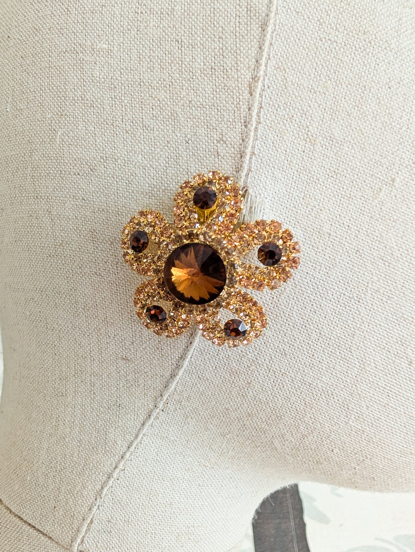 Grandes boucles fleurs