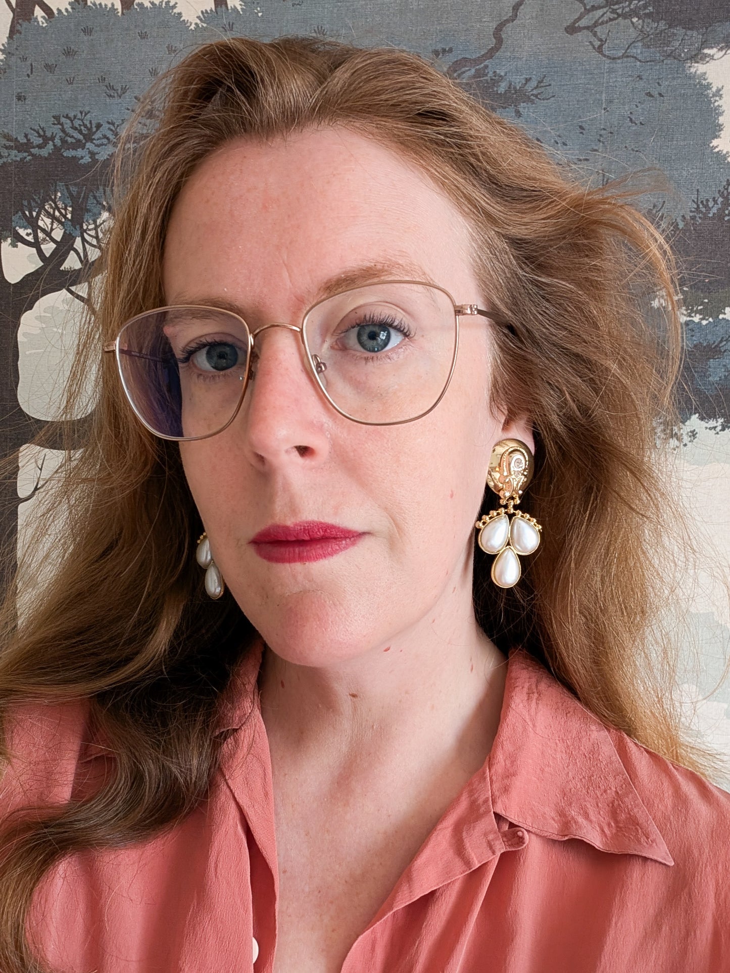 Boucles perles italiennes