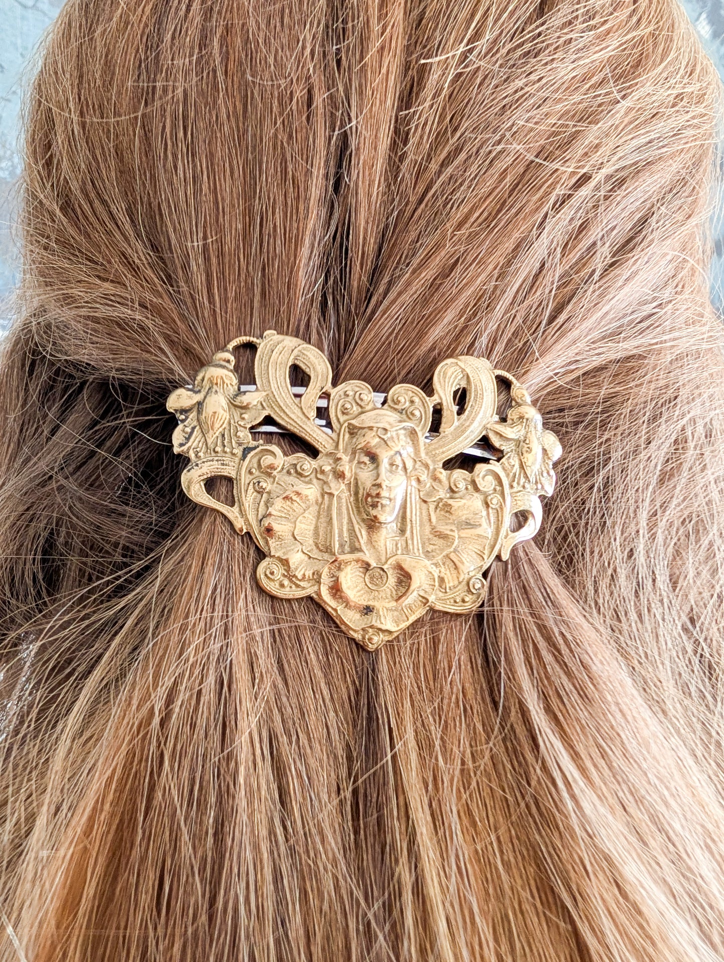 Barrette Art Nouveau