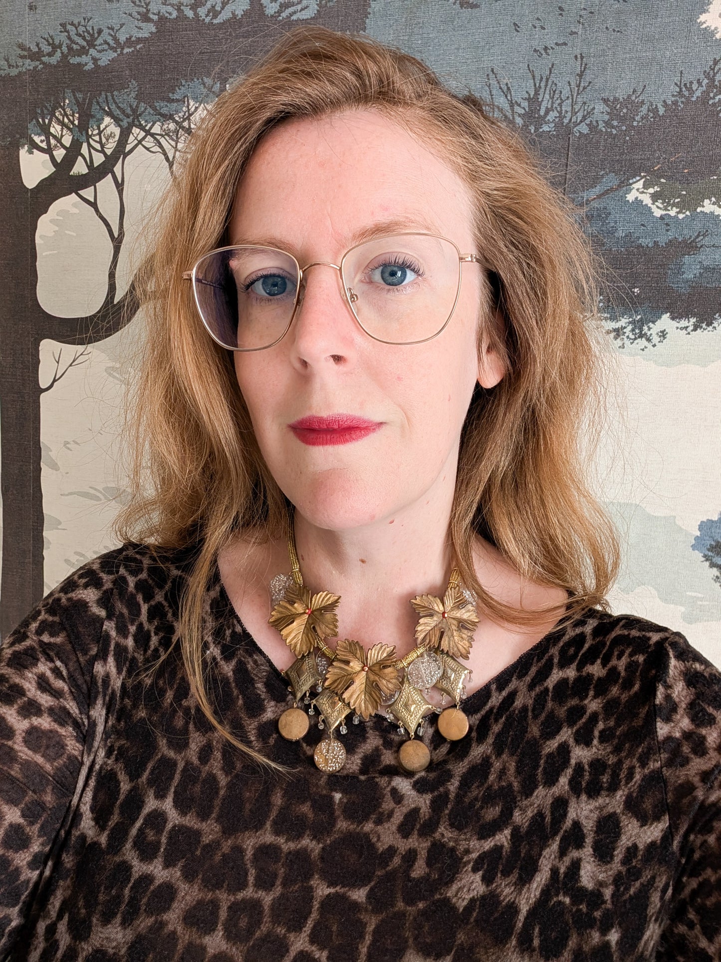 Collier feuilles Sharra Pagano