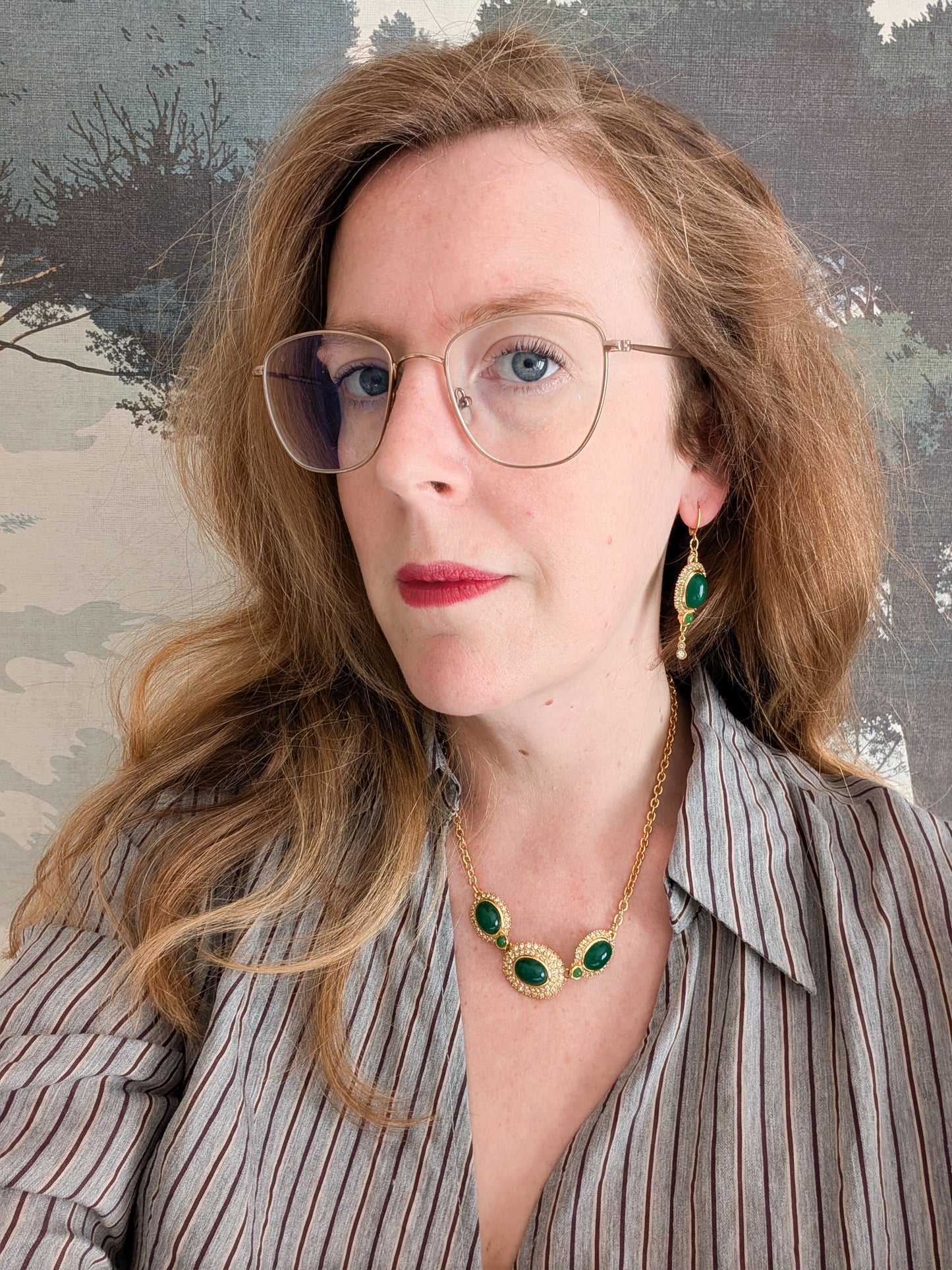 Collier cabochons Corocraft