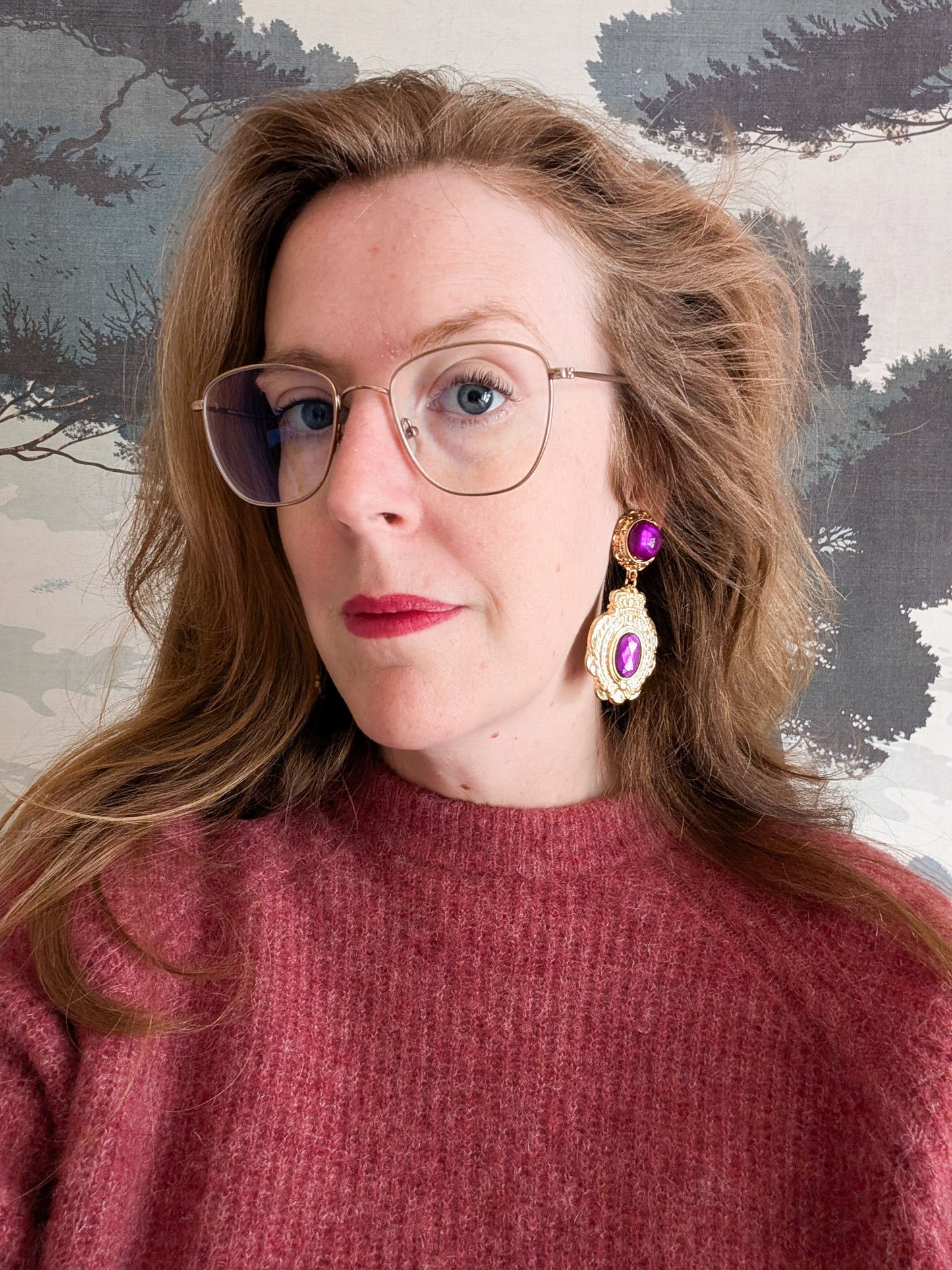 Grandes boucles baroques