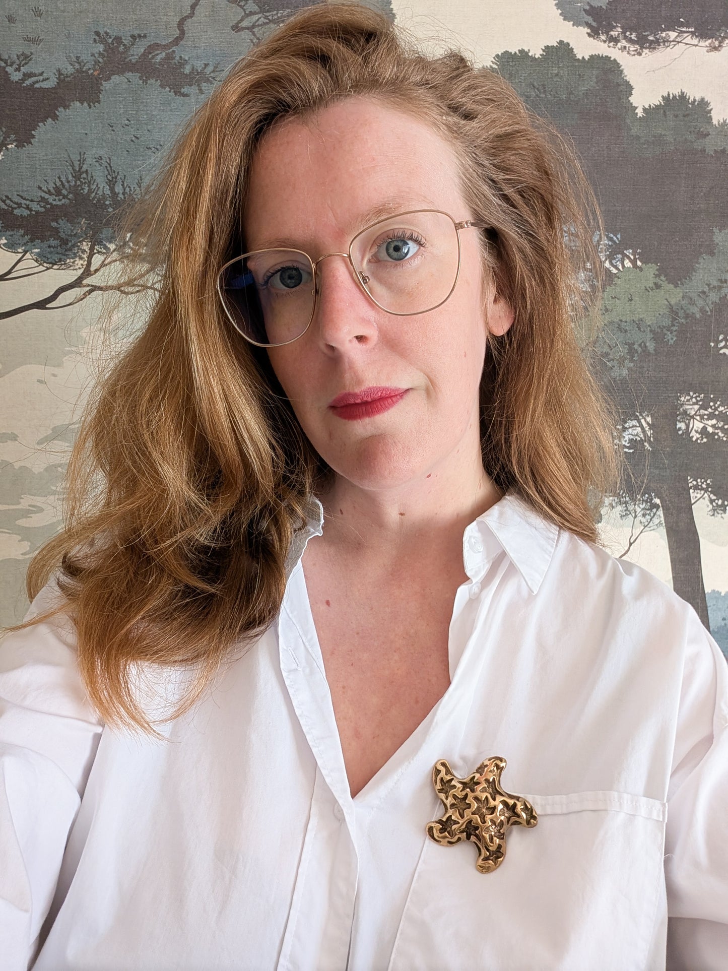 Broche Gil d'Agenas en résine galvanisée