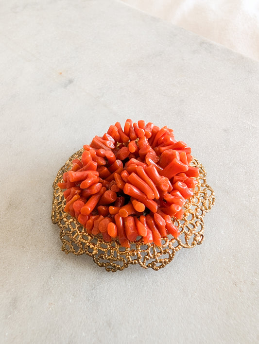 Broche corail 1940