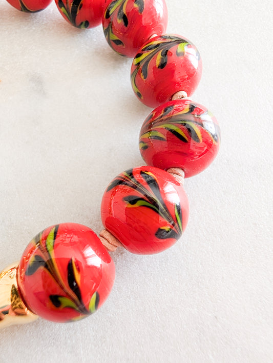 Bracelet en verre de Murano