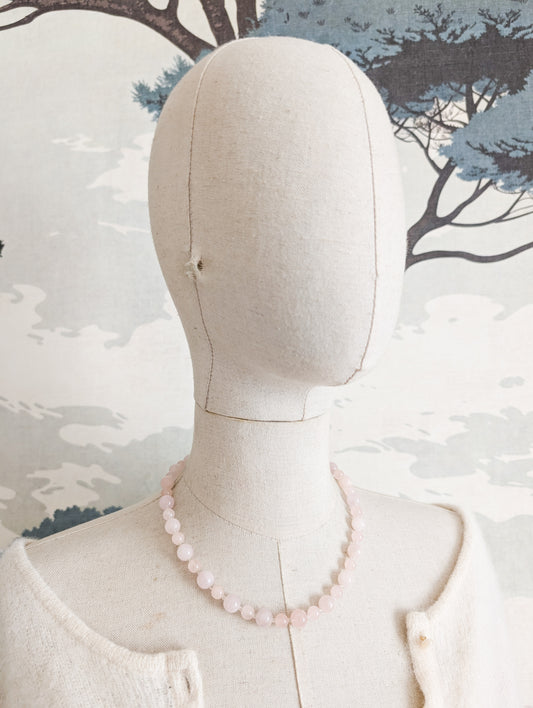 Collier en Quartz rose