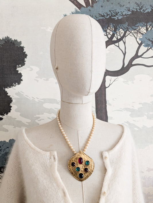 Spectaculaire collier 80's