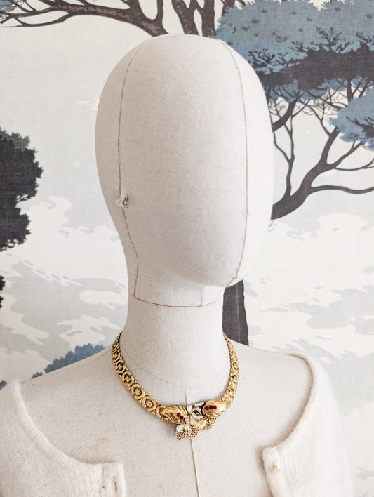 Collier baroque fabrication française