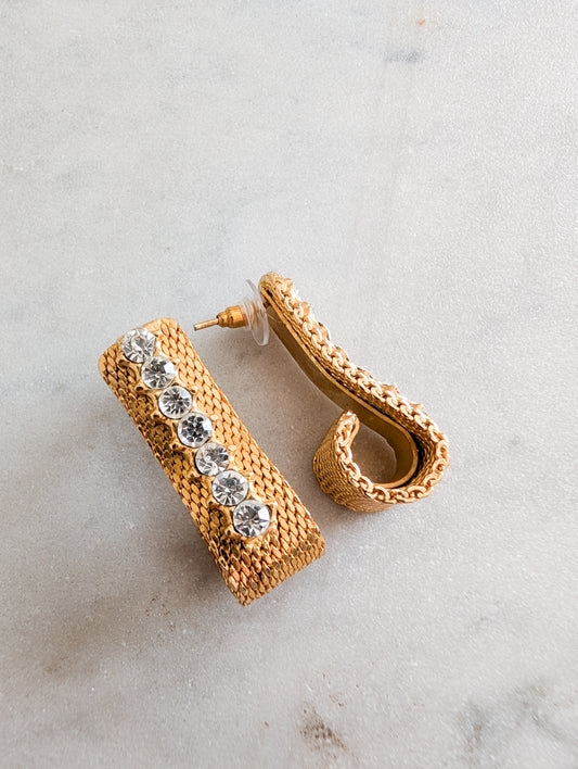 Boucles italiennes 70's oreilles percées