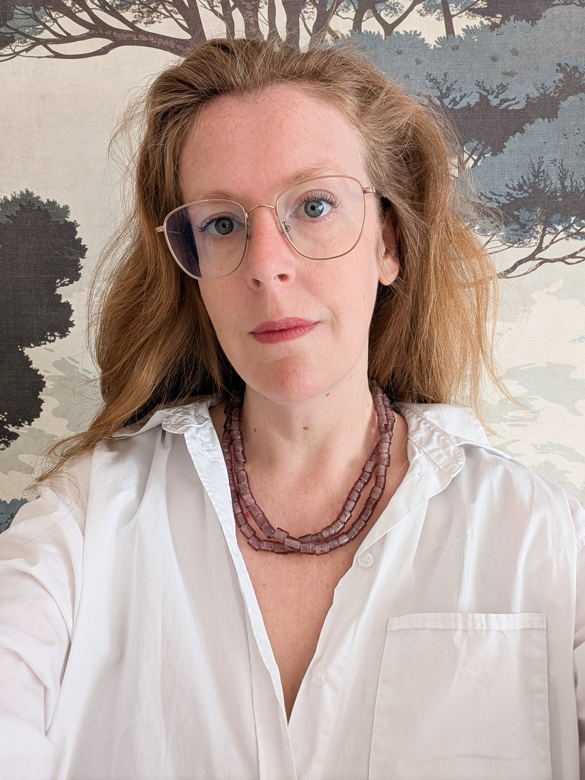 Collier en verre