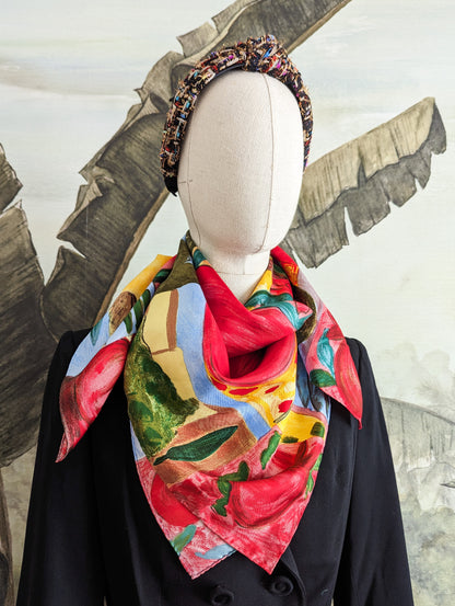 Foulard tableau grenades