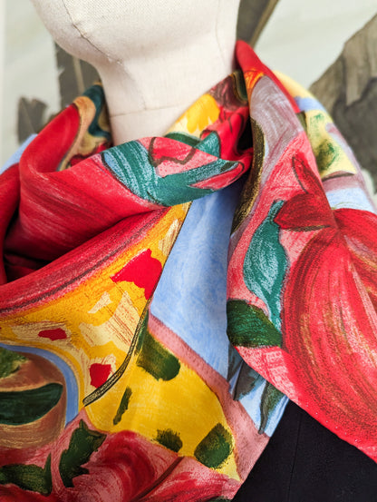 Foulard tableau grenades