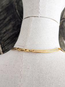 Collier or et argent