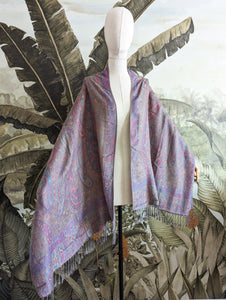 Châle pastel indien