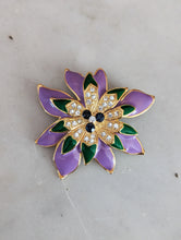 Charger l&#39;image dans la galerie, Broche fleur violette