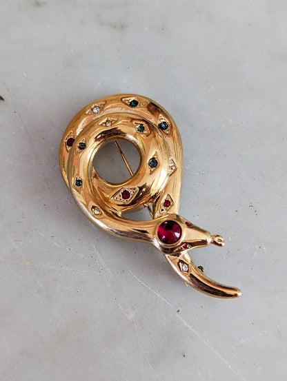Broche Serpent