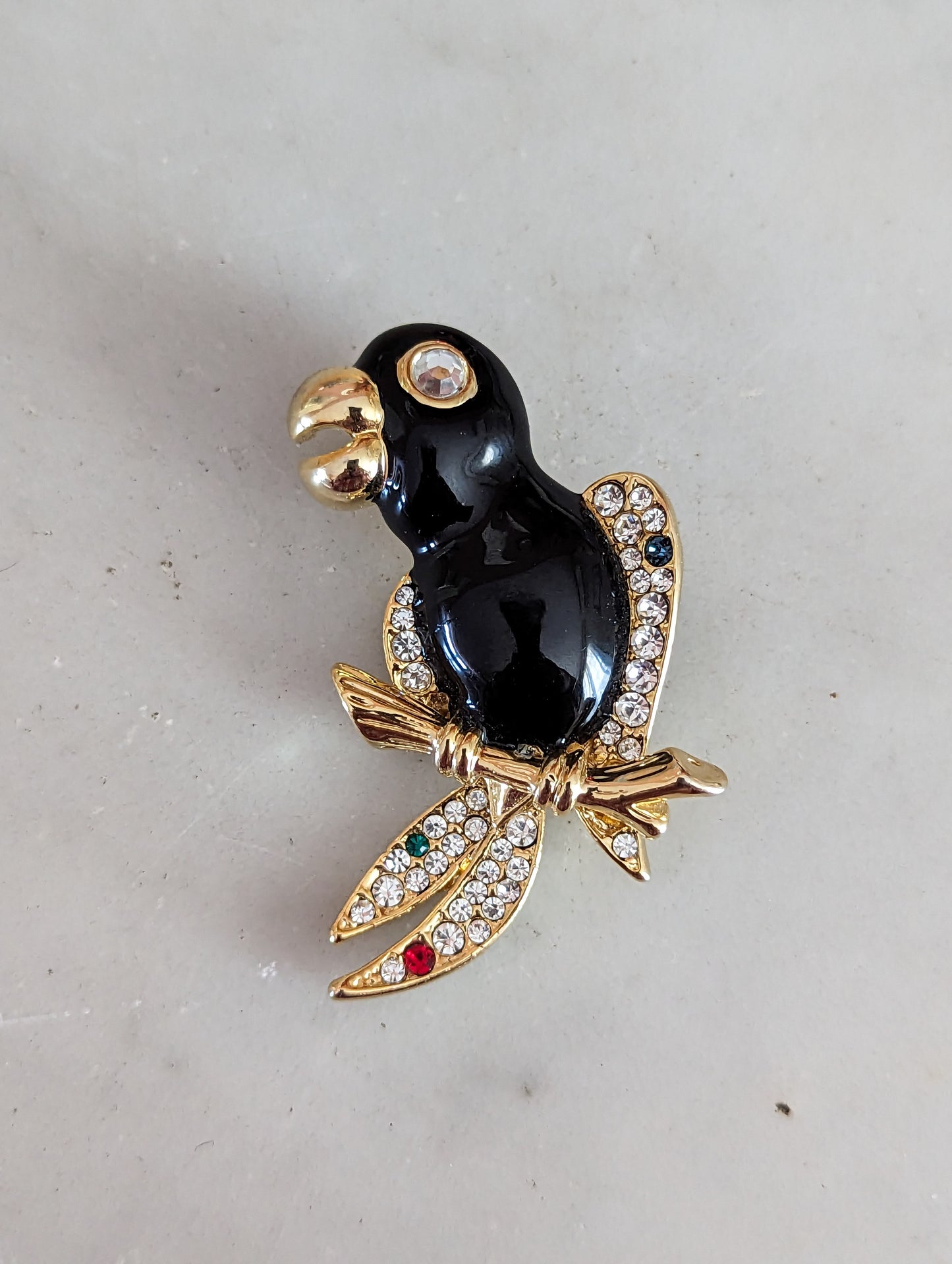 Broche perroquet