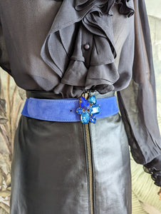 Ceinture bijou en cuir max 92cm