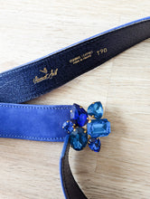 Charger l&#39;image dans la galerie, Ceinture bijou en cuir max 92cm