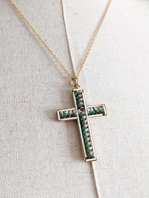 Croix mosaïque italienne