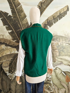 Gilet brodé main T34 à 40