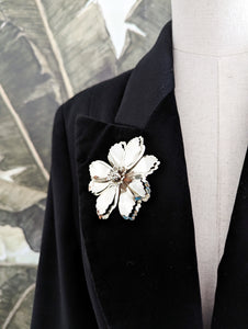 Broche fleur 50's