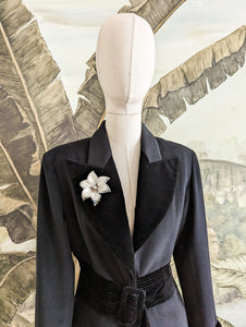 Broche fleur 50's