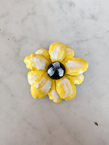 Broche fleur 50's
