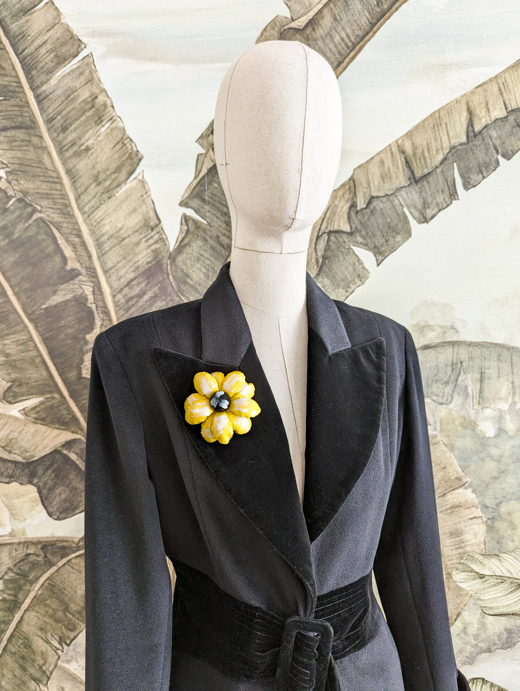 Broche fleur 50's