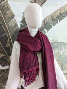 Châle indien en laine