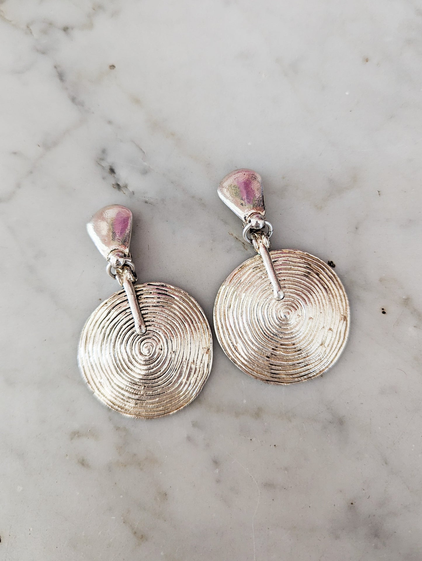 Boucles à clips argentées Ubu