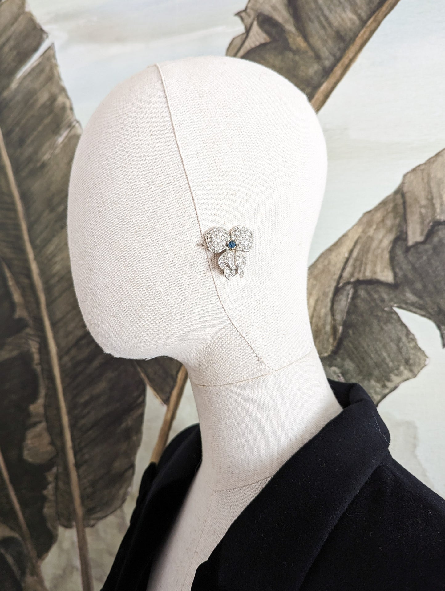 Boucles à clips orchidées