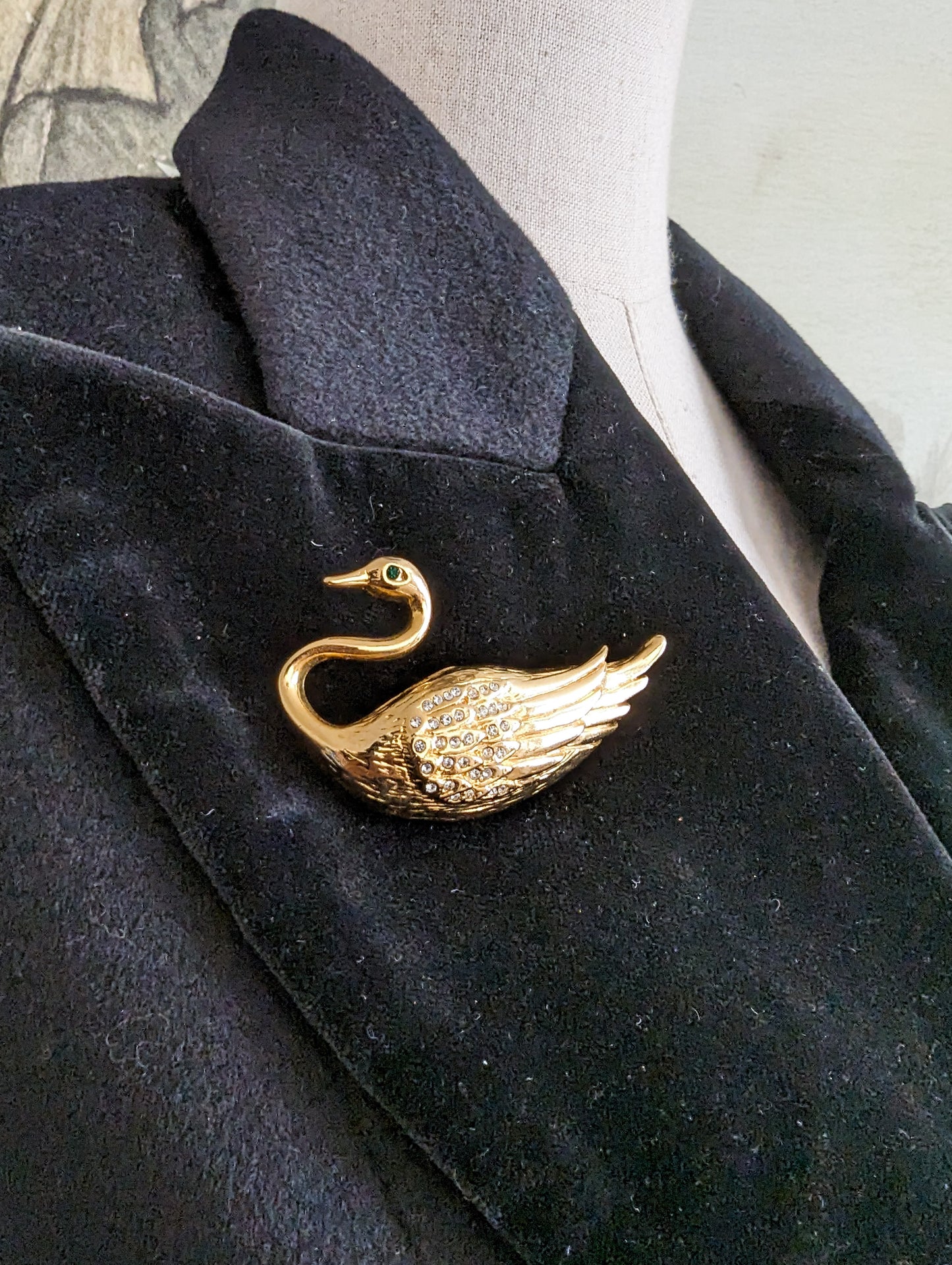 Broche cygne