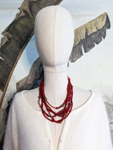 Charger l&#39;image dans la galerie, Collier perles rouges
