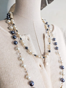 Deux colliers perles