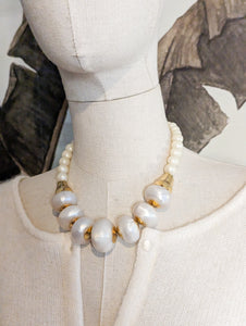 Grand collier perles