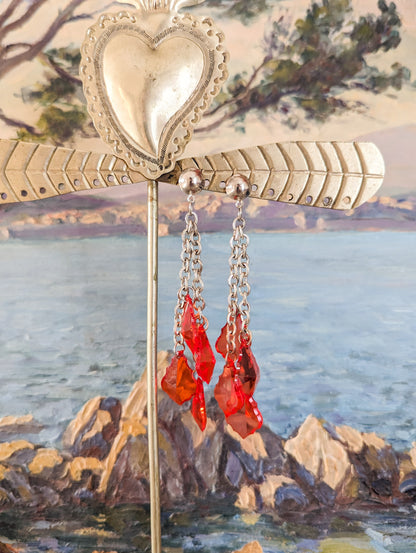 Boucles à tiges pampilles