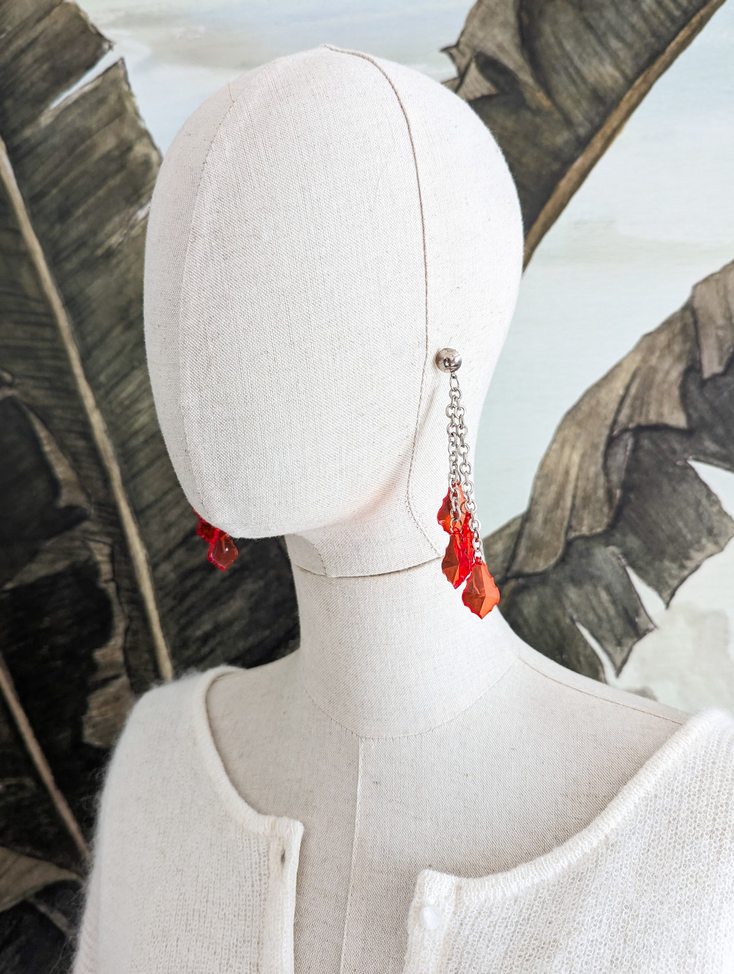 Boucles à tiges pampilles