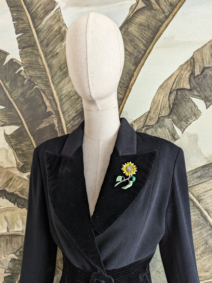 Grande Broche tournesol