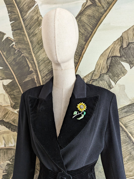 Grande Broche tournesol