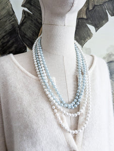 Lot de deux colliers perles