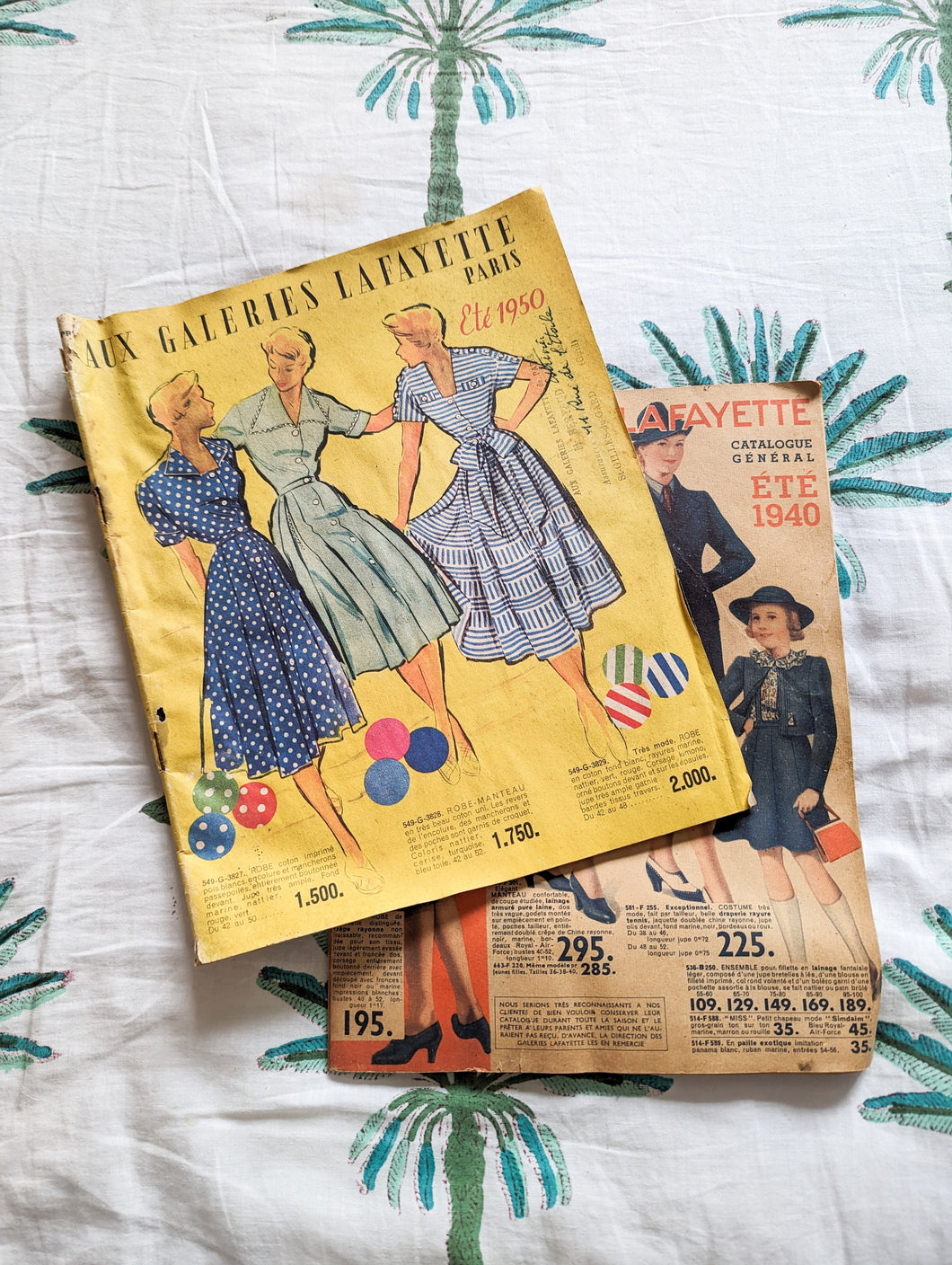 Lot de catalogues Galeries Lafayette 1940 et 1950