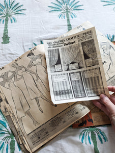 Lot de catalogues Galeries Lafayette 1940 et 1950