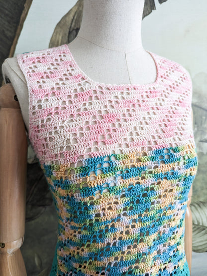 Top en crochet taille 34 à 38