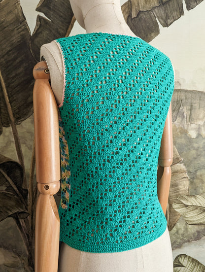 Top en crochet taille 34 à 38