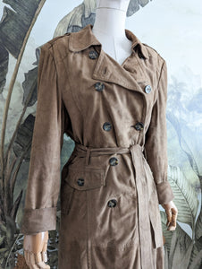 Trench en cuir taille 40/42