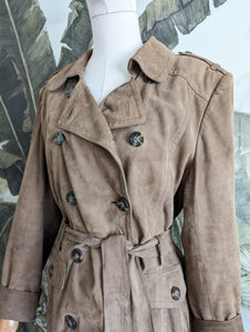 Trench en cuir taille 40/42