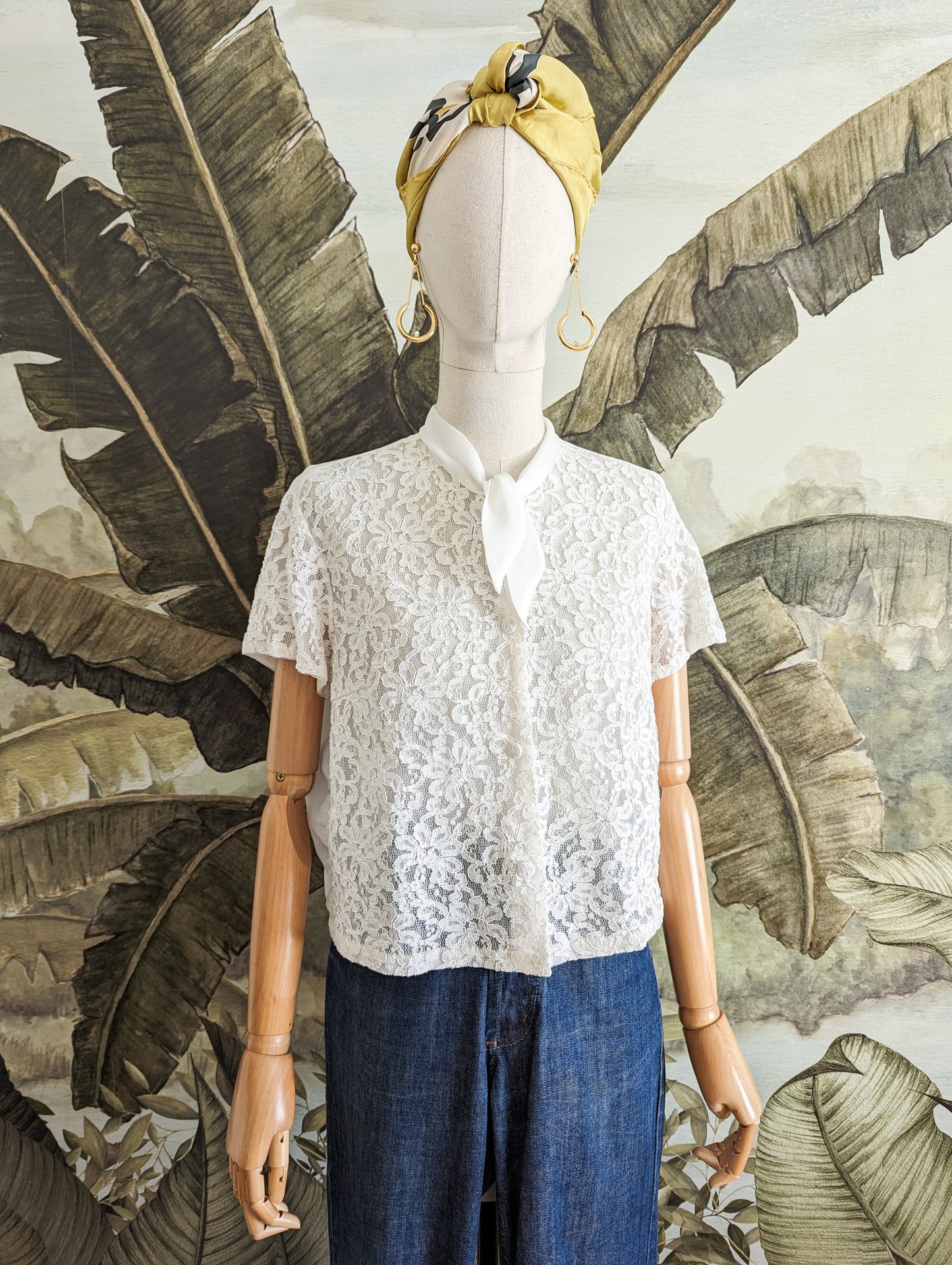 Top en Guipure taille 40