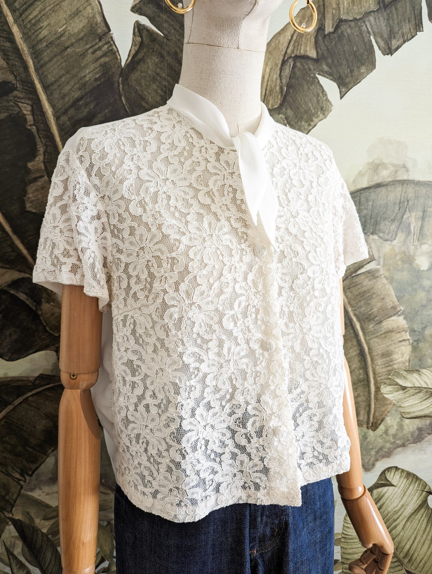 Top en Guipure taille 40